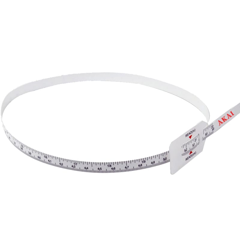 Akaimed Tape Measure for Infant Heads (3 59 cm) white color